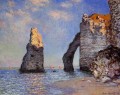 La Aguja de la Roca y la Porte d Aval Claude Monet